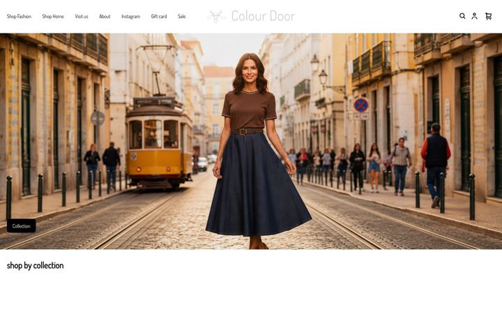Screenshot of colourdoor.com.au