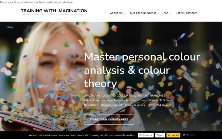 Screenshot di colourflair.co.uk