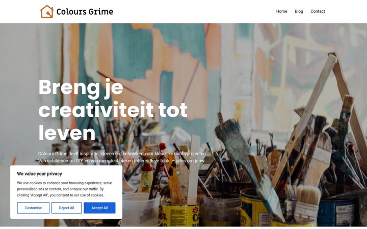 Екранна снимка на colours-grime.nl