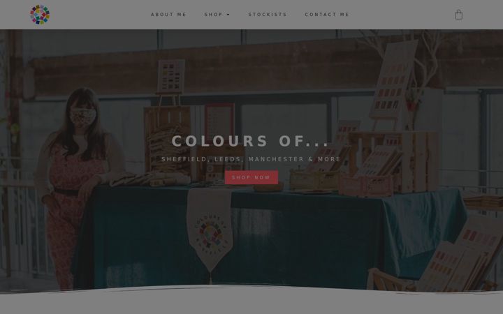Screenshot di coloursof.co.uk