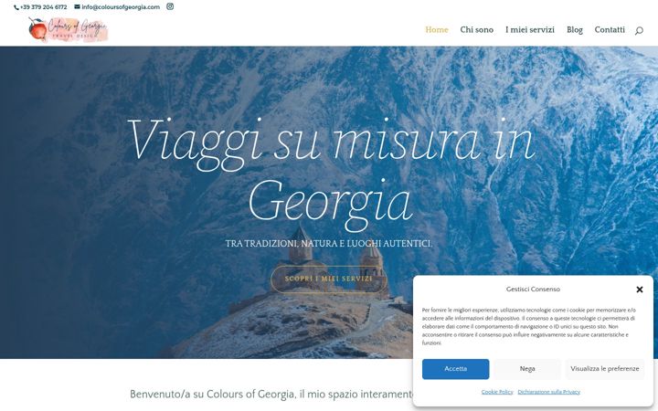 Screenshot of coloursofgeorgia.com