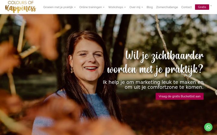 Screenshot of coloursofhappiness.nl