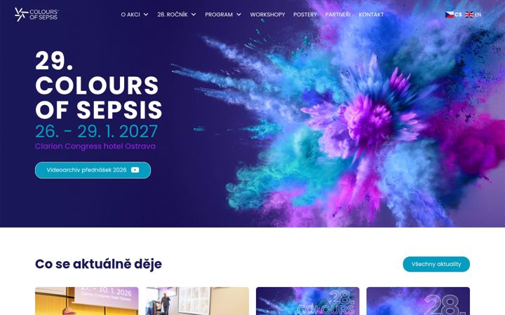 Skjermbilde av coloursofsepsis.cz
