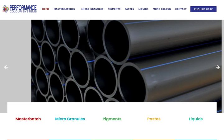 Skärmbild av coloursystems.co.za