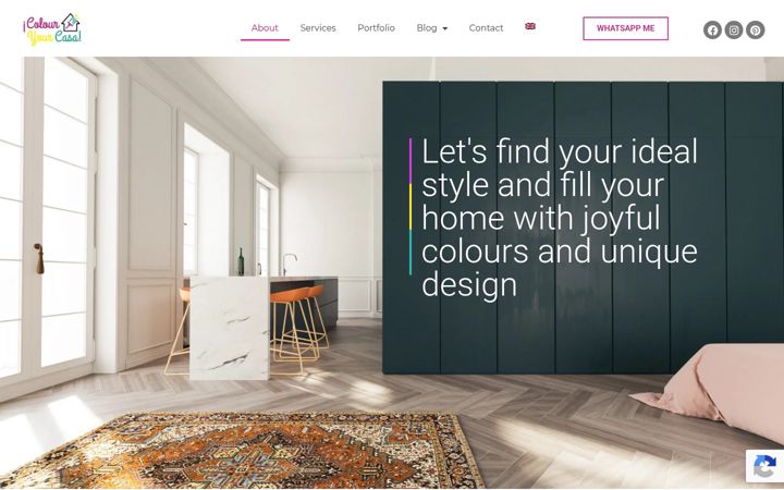 Screenshot of colouryourcasa.com