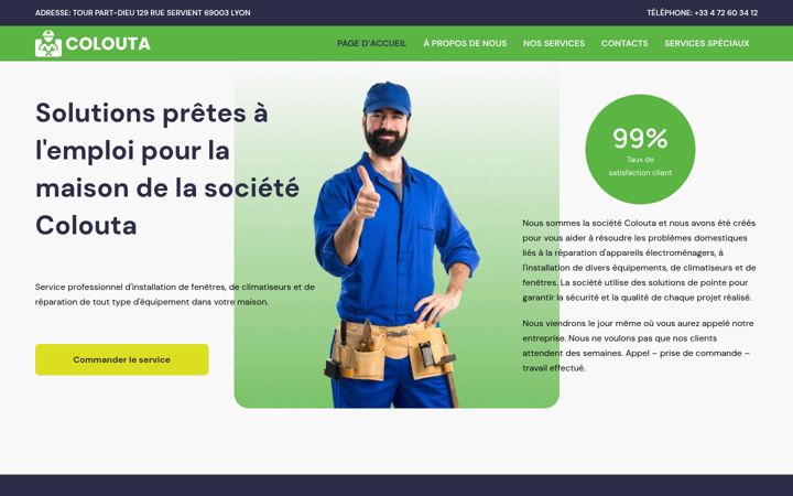 Screenshot of colouta.com