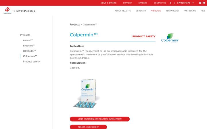 Screenshot of colpermin.com