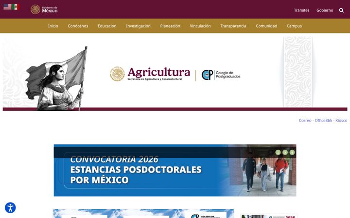 Captura de ecrã de colpos.mx