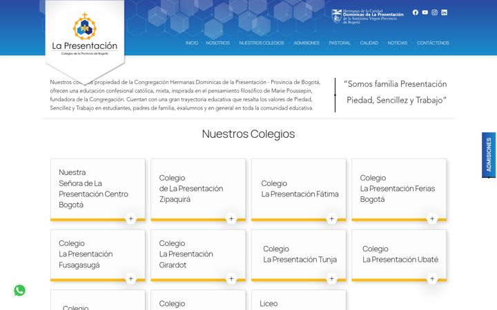 Screenshot of colpres.edu.co