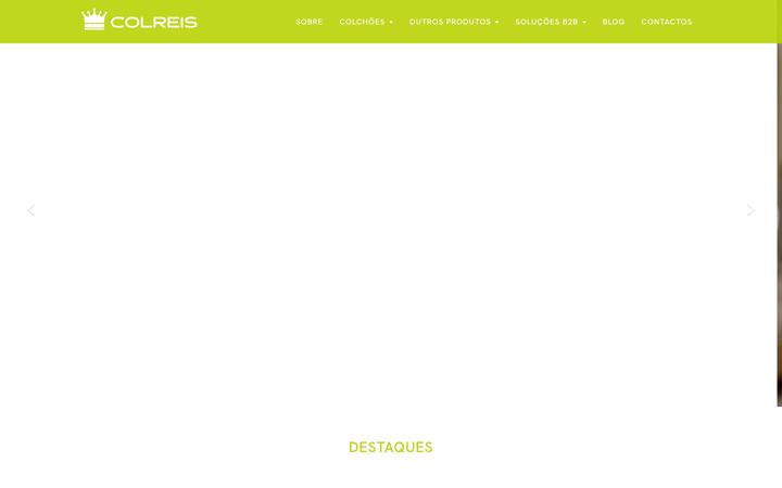 Screenshot of colreis.pt