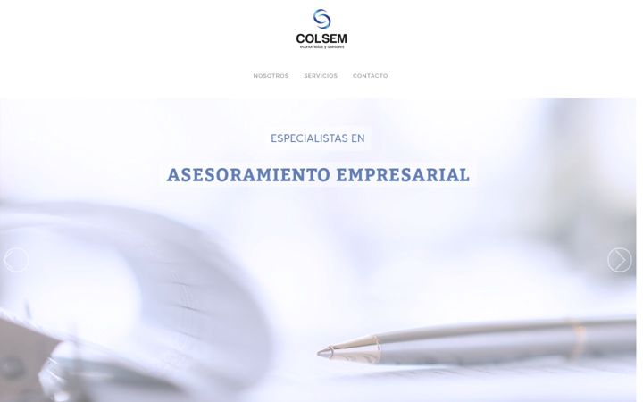 Screenshot stránky colsem.es