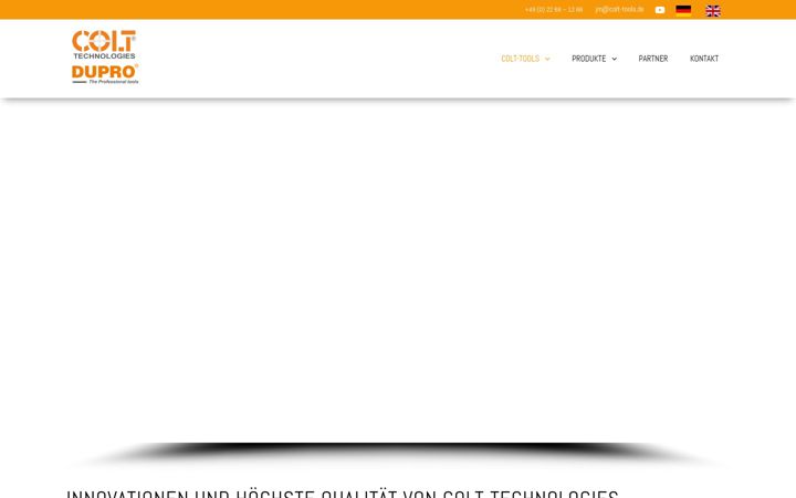 Screenshot of colt-tools.de