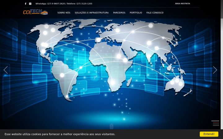 Snímek obrazovky coltech.com.br