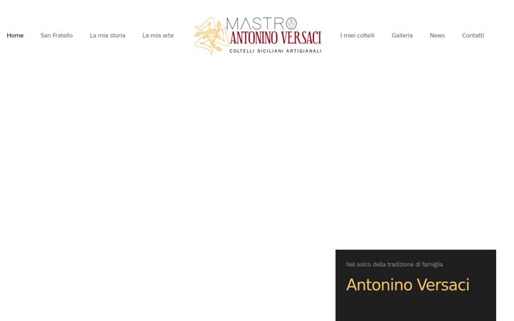 Screenshot of coltellisicilianiversaci.it