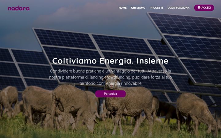 Snímek obrazovky coltiviamoenergia.it