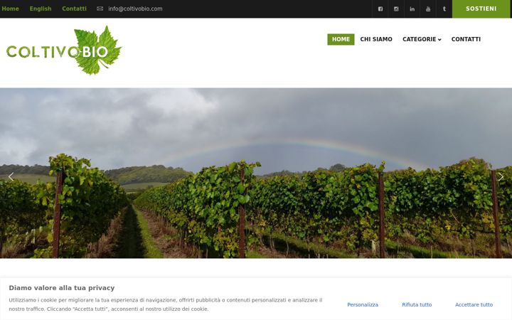 Screenshot of coltivobio.com