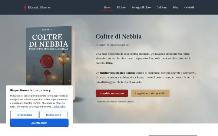 Ekrānuzņēmums no coltredinebbia.it