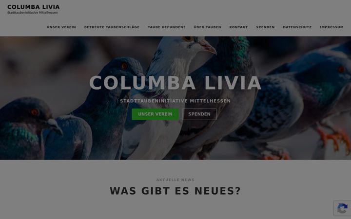 Screenshot of columba-livia.de