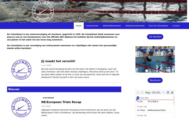 Екранна снимка на columbiaan.nl