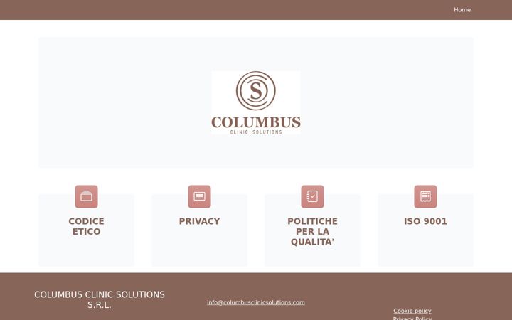 Screenshot of columbusclinicsolutions.com