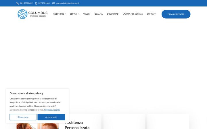 Screenshot of columbuscoop.it