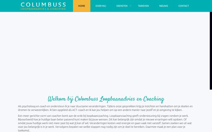 Screenshot of columbuss.nl