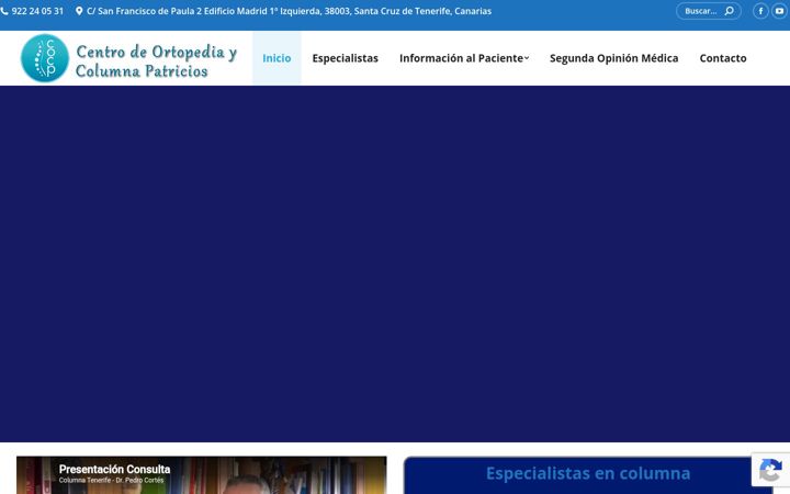 Screenshot of columnatenerife.com