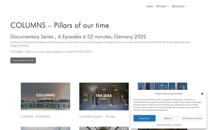 Screenshot of columns.de
