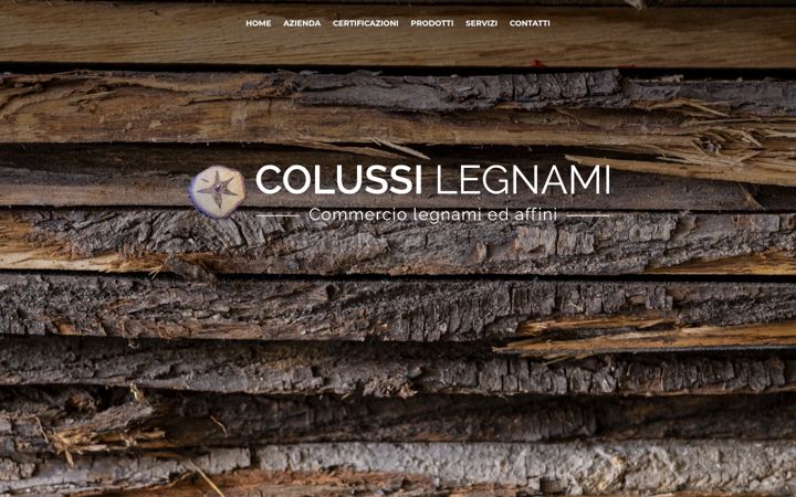 Screenshot of colussilegnami.it