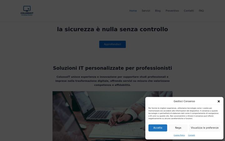 Screenshot of colussoit.com