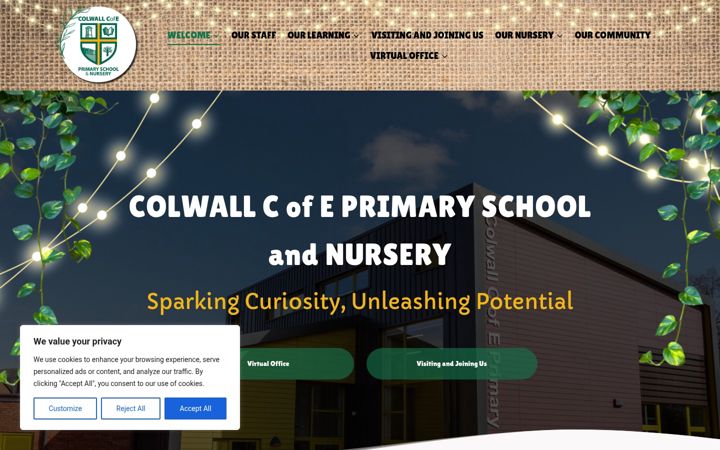 Screenshot di colwallceprimary.co.uk