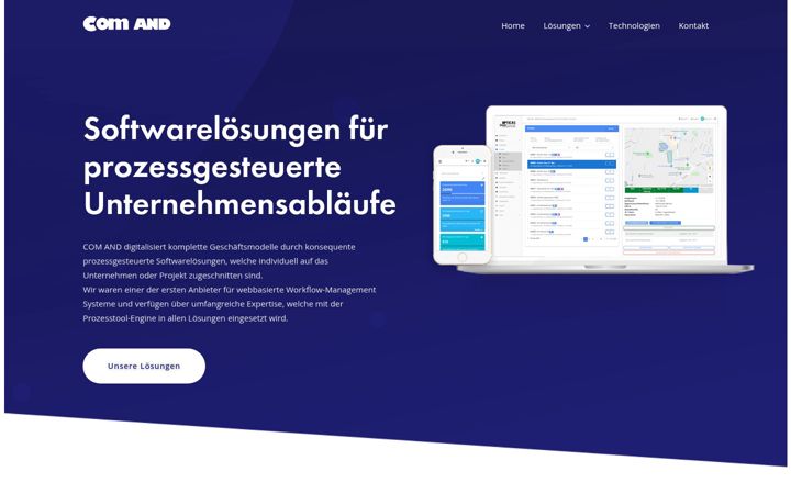 Screenshot of com-and.de