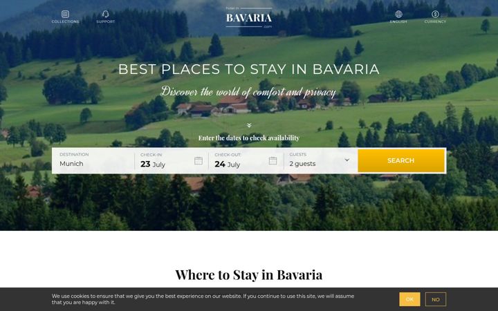 Ekraanipilt saidist com-bavaria.com