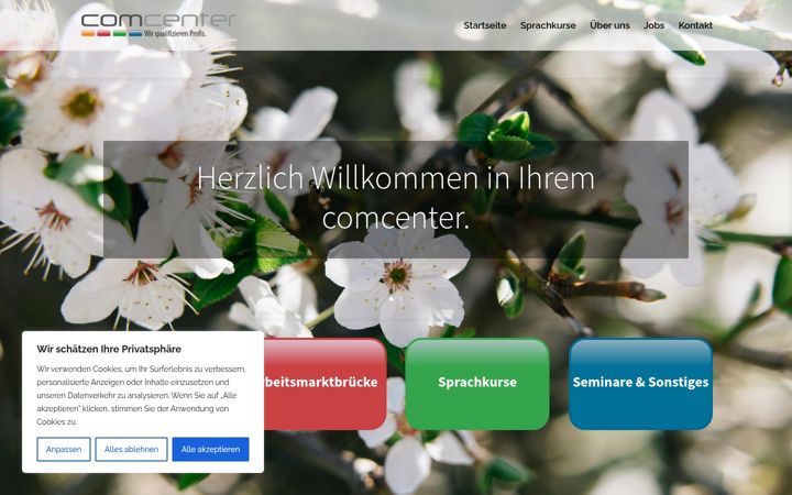 Screenshot of com-cottbus.de