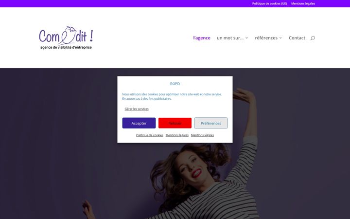 Screenshot of com-dit.fr