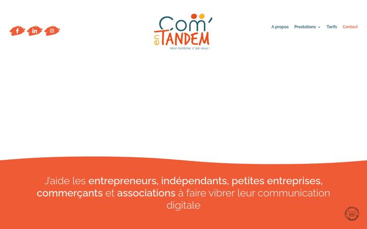 Screenshot του com-en-tandem.fr