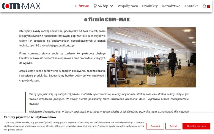 Zrzut ekranu com-max.pl