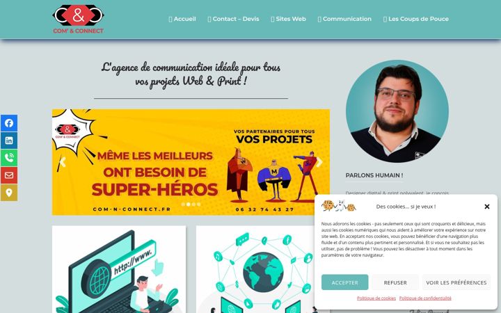Screenshot του com-n-connect.fr