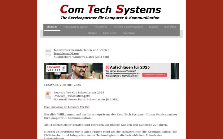 Screenshot of com-tech.de