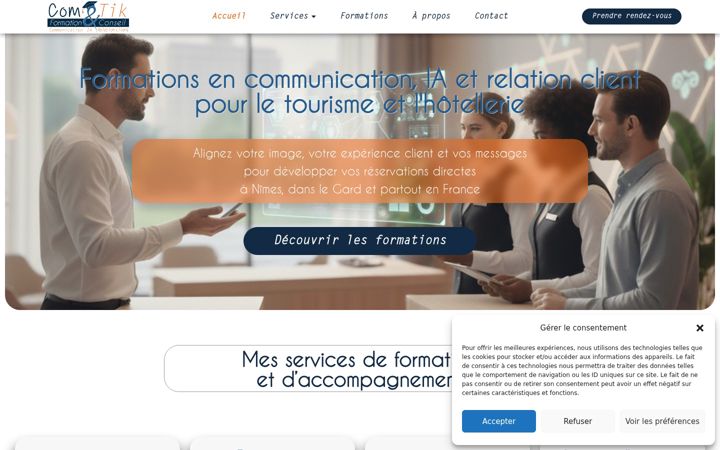 Screenshot of com-tik.fr