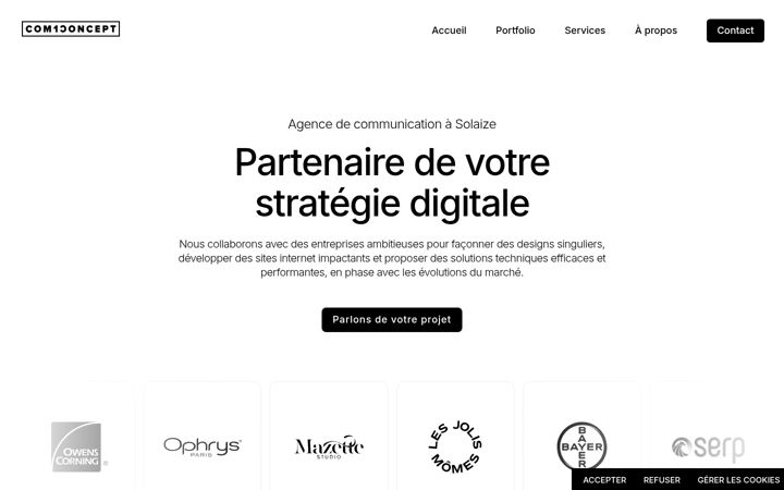 Screenshot of com1concept.com