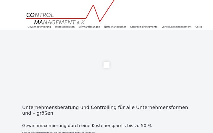 Screenshot of coma-consulting.de