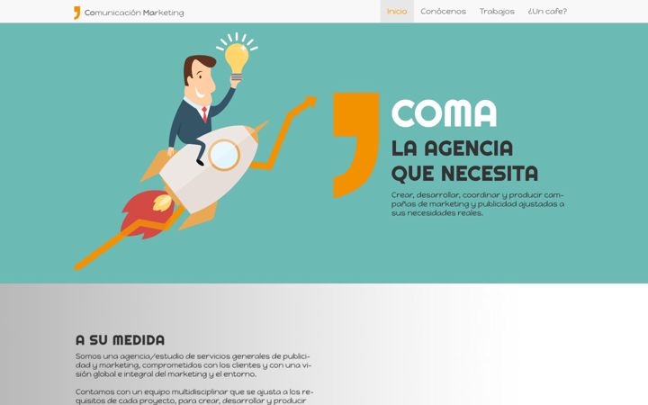 Screenshot of coma-marketing.es