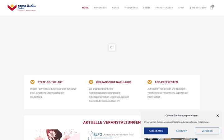 Screenshot of coma-ug.de