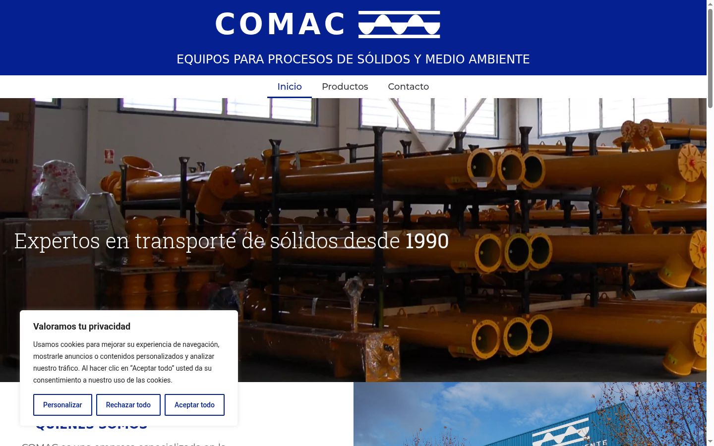 Screenshot des Einwilligungsbanners vor jeglicher Interaktion