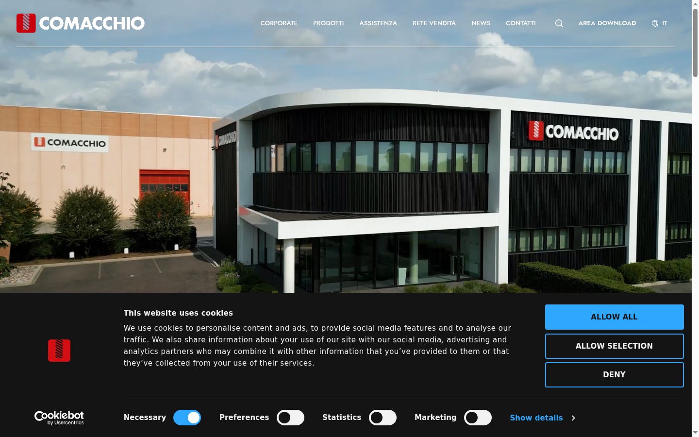 Sutikimo reklamjuostės, rodytos prieš bet kokią sąveiką, ekrano kopija