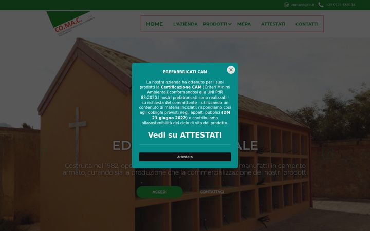 Screenshot of comaccl.it