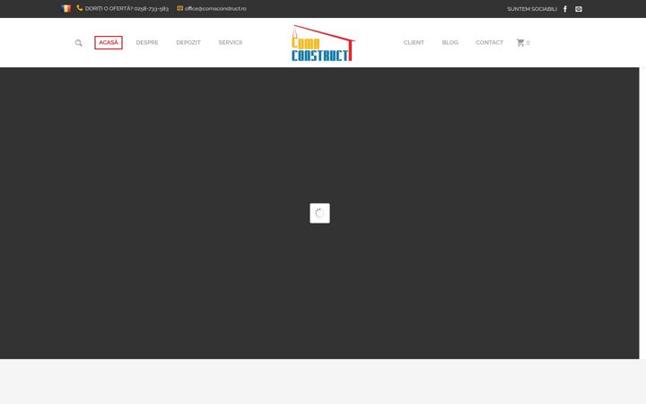 Screenshot of comaconstruct.ro