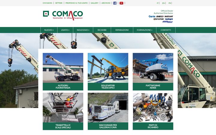 Screenshot of comacopro.it