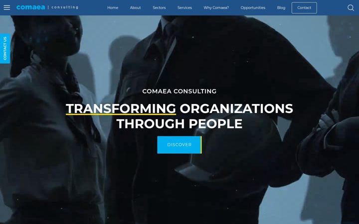 Screenshot of comaeaconsulting.com